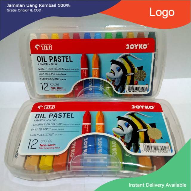 

SATU SET ( 12 WARNA ) Oil Pastel Crayon Titi 12 Warna