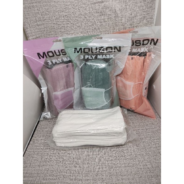 MASKER 3PLY MOUSON ISI 50PCS