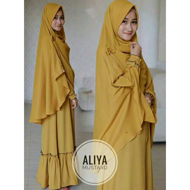 Gamis \u2764\ufe0f ALIYA SET SYARI \u2764\ufe0f by Adzkia Hijab