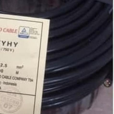 ☄ Kabel Listrik NYYHY 4x2.5 4x2,5 4x2.5mm 4x2,5mm Jembo Meteran / Eceran Ω