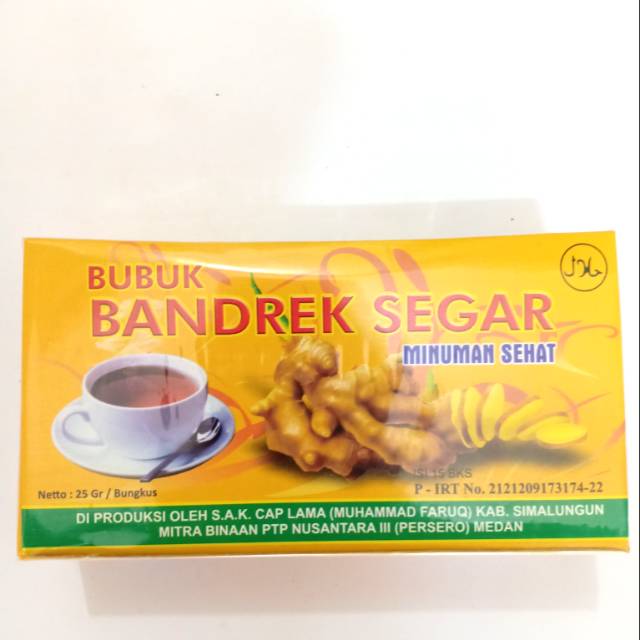 

Bandrek SAK CAP LAMA / bubuk bandrek asli medan