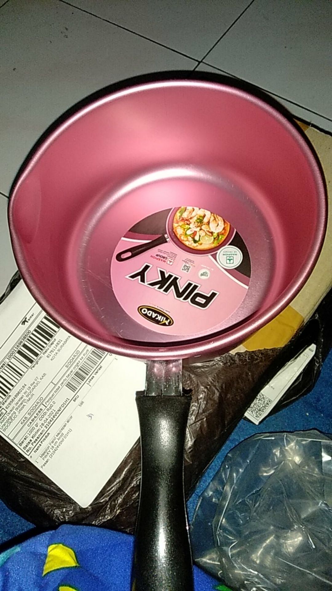 Maspion Panci Saucepan Alcor Pinky 18 Cm Anod