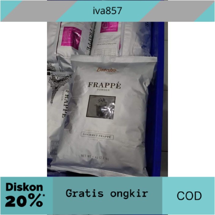 

PROMO [KHUSUS GOSEND / GRAB] Powder Bubble Drink Bobatee 1kg/pack - Cappuccino GRATIS ONGKIR