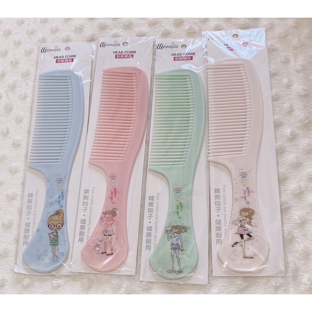 Sisir Rambut Anak dan Dewasa Sisir Rambut Korea Motif Comb