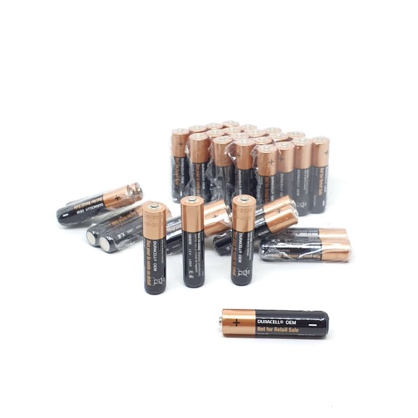 batu battery Baterai Batre DURACELL AAA Alkaline bukan ABC recharger