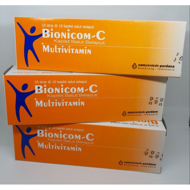 Bionicom C multivitamin. Vitamin C, Calsium, Vitamin B.