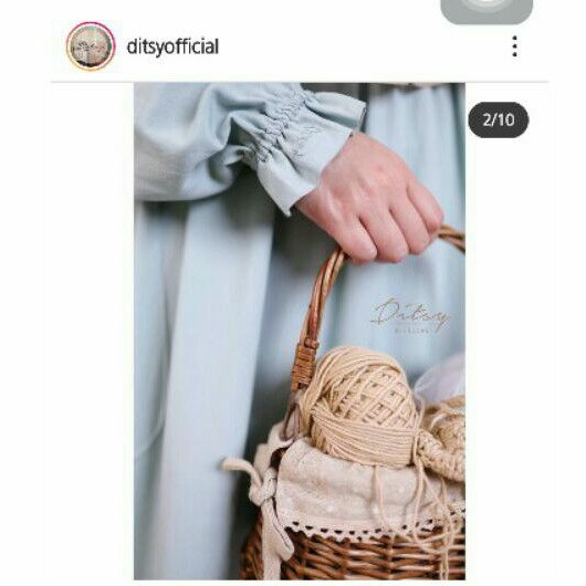 Ditsy Visline Pistachio size M