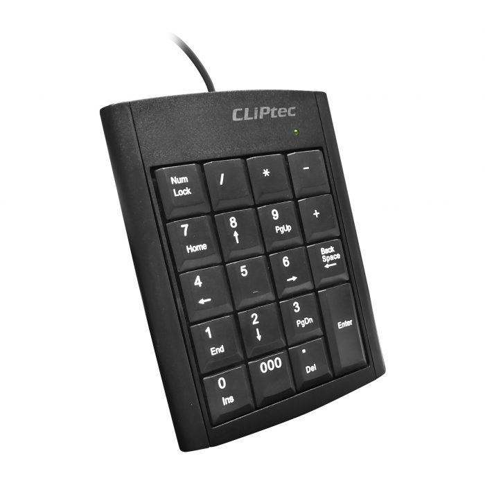 Keypad Numerik Slim CLIPtec RZK223 USB 2.0 - CLIPTEC RZK 223