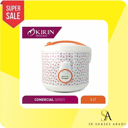 Rice Cooker Kirin KRC-188 / KRC-188 Magic Com 3L Murah Sby