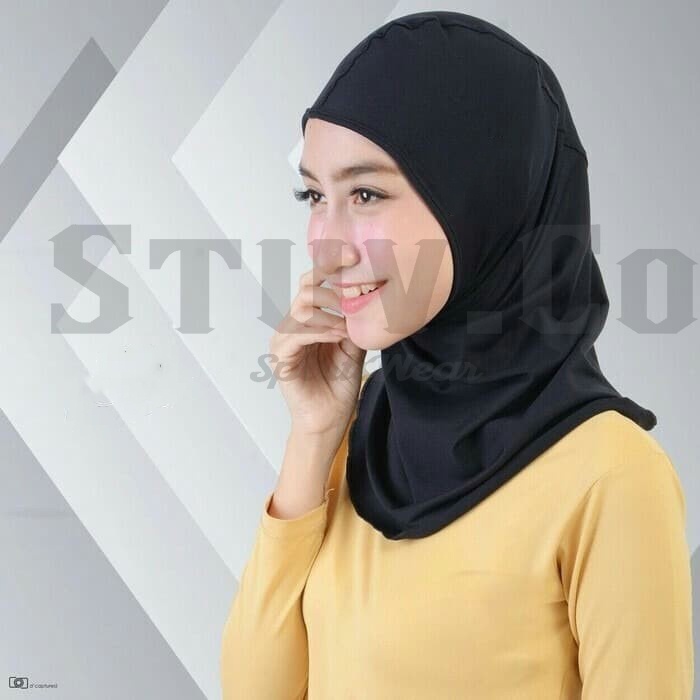 KERUDUNG SPORT HIJAB INSTAN JILBAB INSTAN JILBAB OLAHRAGA WANITA VOLI RENANG BASKET BADMINTON JOGGING LARI