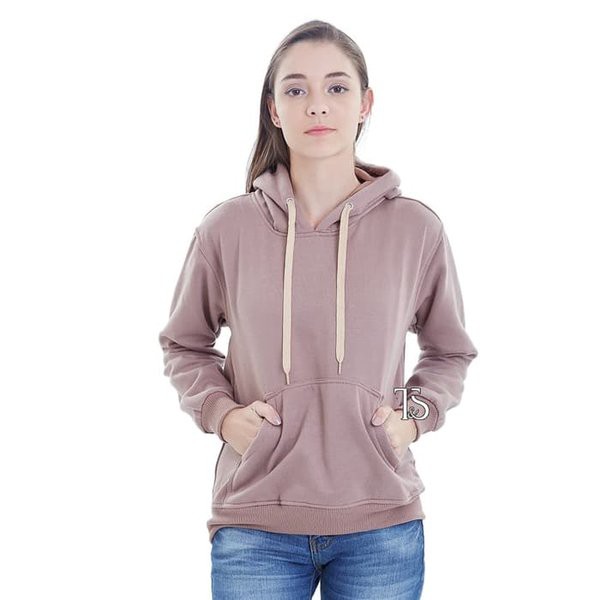 Premium Basic Sweater  Hoodie Oblong Polos Wanita - switer hoodie Oblong wanita kekinian