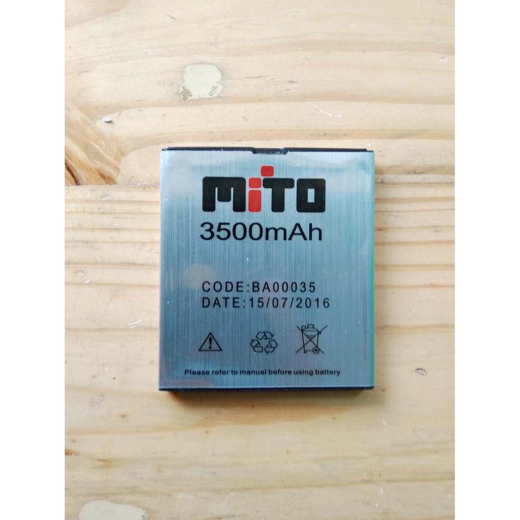 Baterai Handphone Mito A800 BA00035 Double Power Mito Batre HP Mito A800 Battery Mito A800 Batu