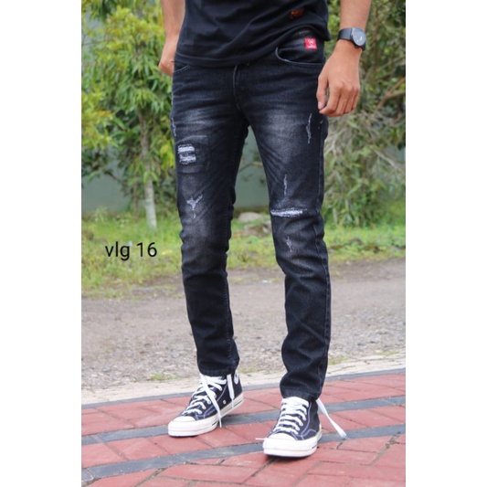 celana sobek black viper