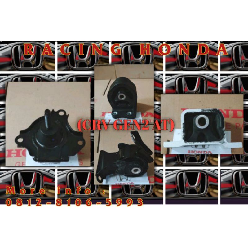 1 SET ENGINE MOUNTING CRV GEN2 MATIK 2002 2003 2004 2005 2006 GANTUNGAN MESIN CRV 2002-2006 MATIC