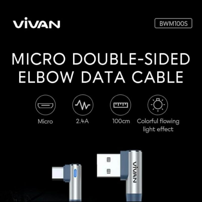 Kabel Data Vivan BWM100S Kabel Data Micro USB ORIGINAL