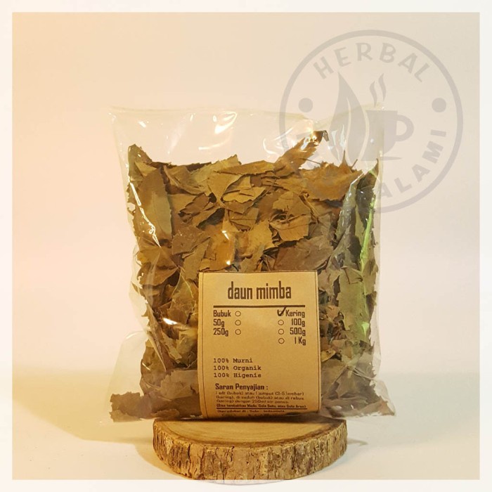 

DAUN MIMBA/MIMBO KERING | MURNI | Azadirachta Indica 100g
