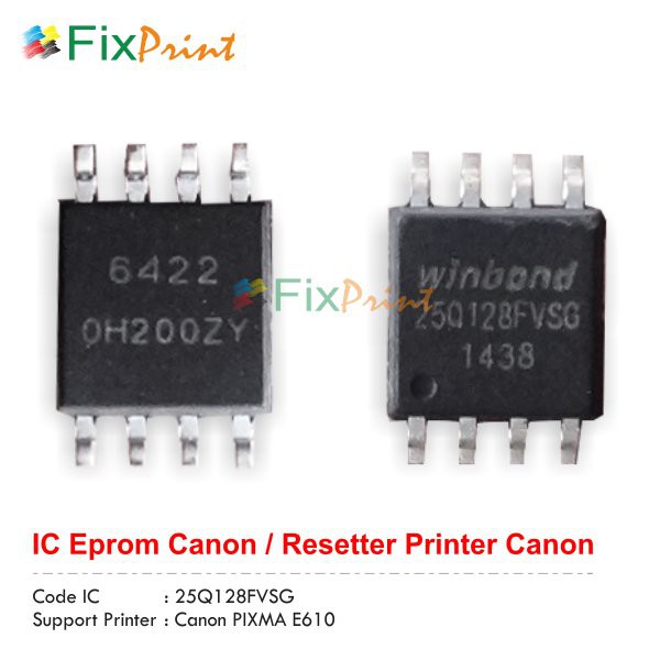 IC Resetter Canon E610, IC Eeprom Eprom Canon E610 IC Counter E610