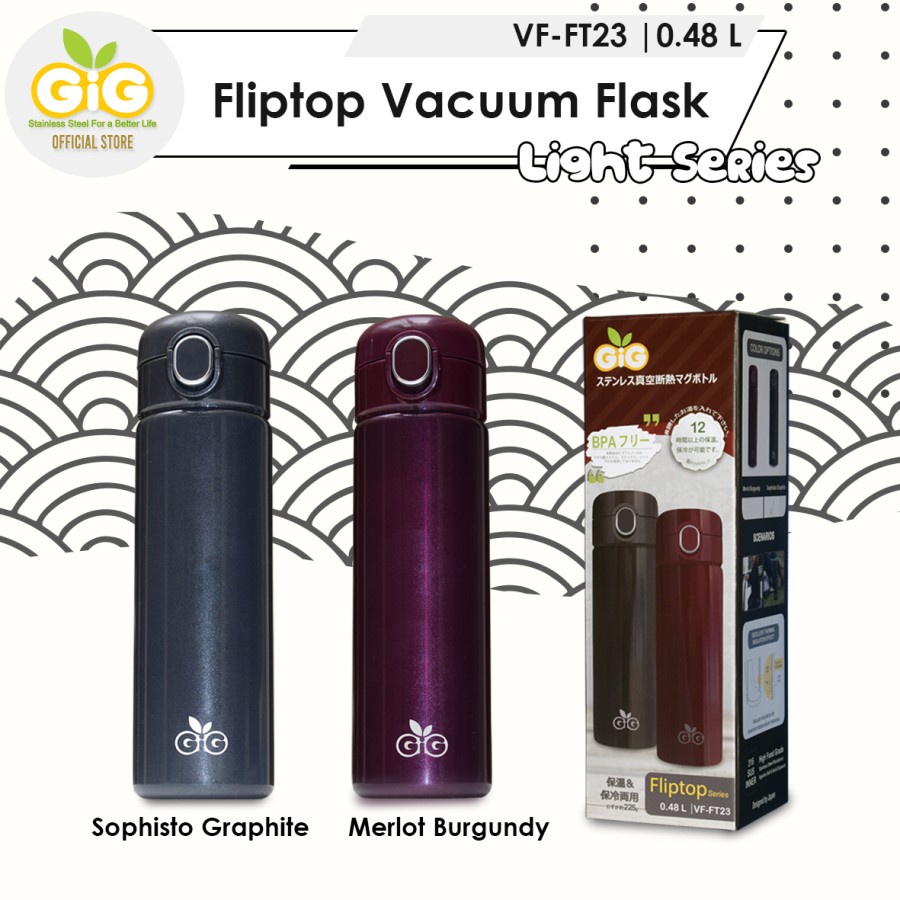 Gig Baby Flip Top Vacuum Flask 480ml