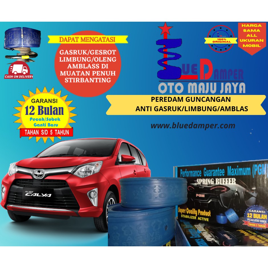 Jual SPORTDAMPER ANTI GASRUK MOBIL CALYA Belakang No 4 Indonesia|Shopee