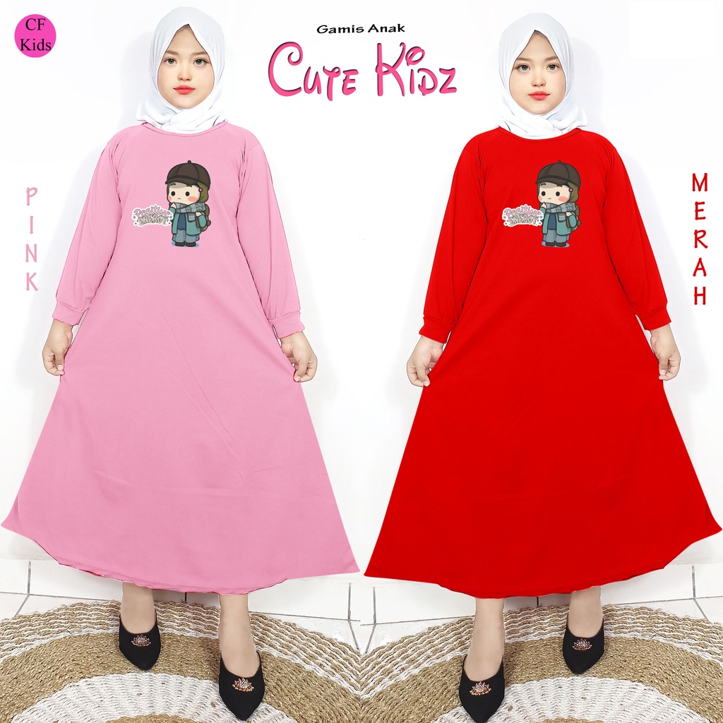 Gamis Anak Perempuan DTF Cute Kids CF Kids