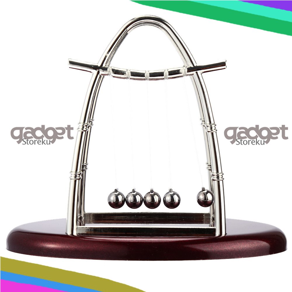 Balance Ball Pajangan Meja Pendulum Newton Model Arched - ZY02