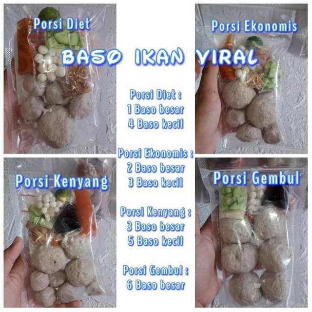 

Baso ikan bahari paket komplit