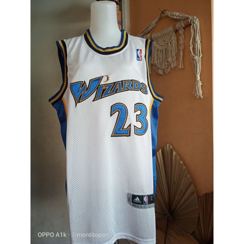 jersey wizards 23 jordan size L made in china (LD : 120cm,, panjang 82cm)