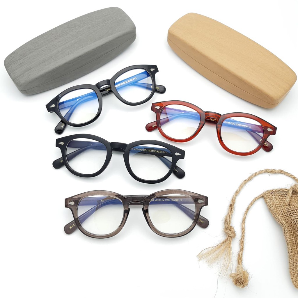 Paket Kacamata LEMTOSH USA + Lensa Minus Antiradiasi | Lensa Photocromic Minus | Kacamata Blueray | 