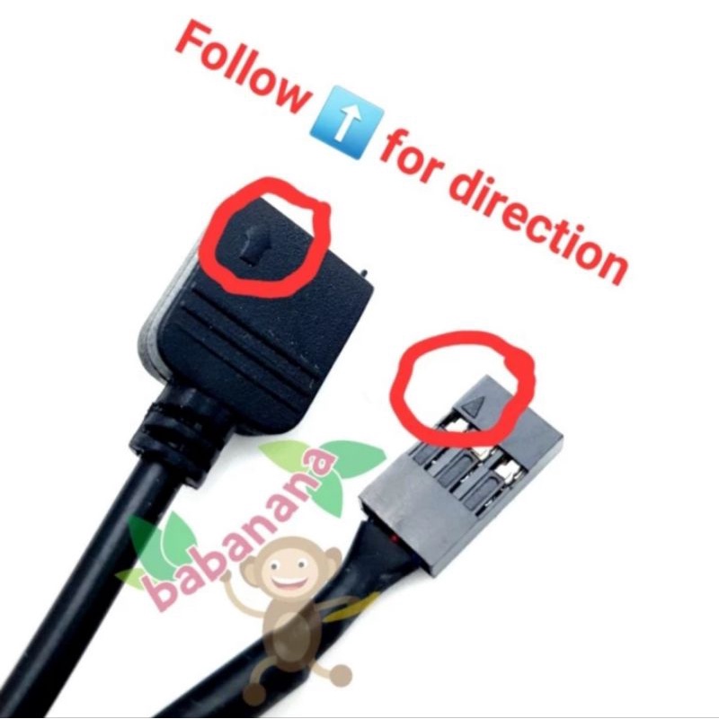 Kabel ARGB 5V 3 pin to vdg converter adapter cable rgb fan pc cooler