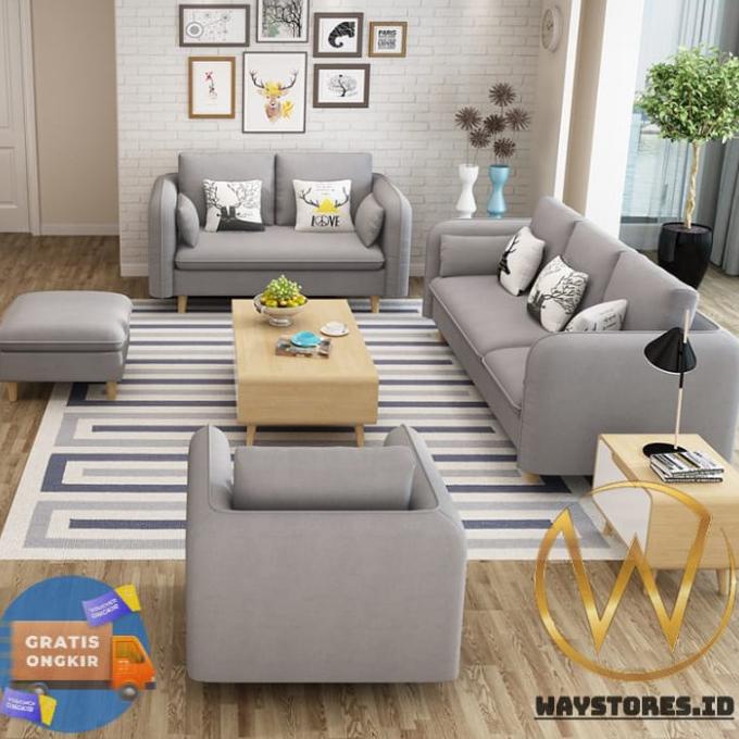 Sofa Minimalis/Sofa Retro Scandinavian/Sofa Tamu 321 - S Milkasari255