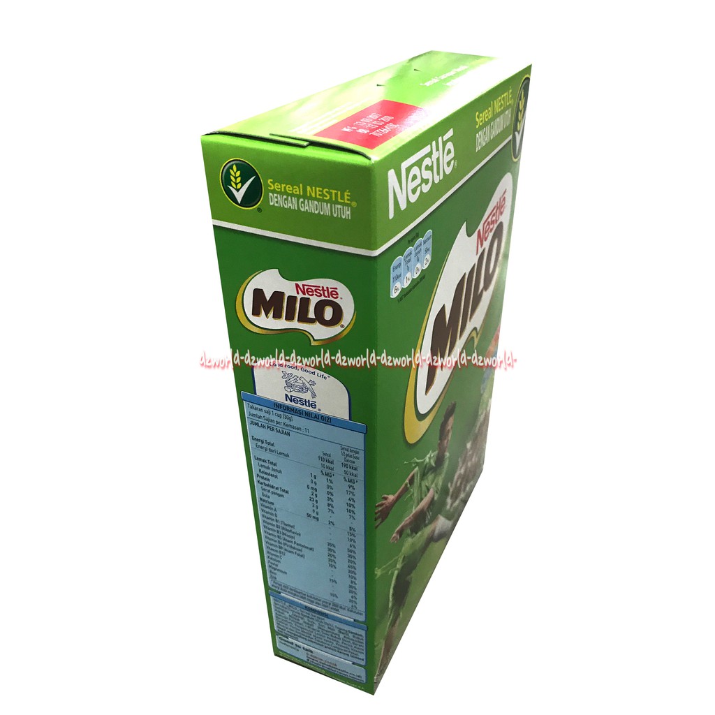 Milo Sereal Nestle Cereal Terbuat Dari Gandum Utuh Cocok Buat Sarapan 330gr