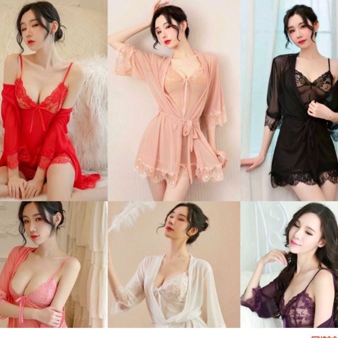 Baju Tidur Lingerie Korea / Lingerie Seksi BlackPink