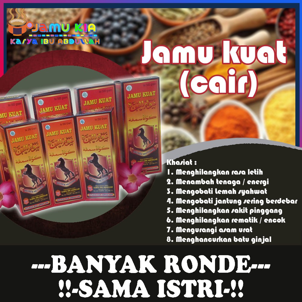 Jual Jamu Kuat Karya Ibu Abdullah Madura 250 Ml Jamu Kuat Cair 250ml