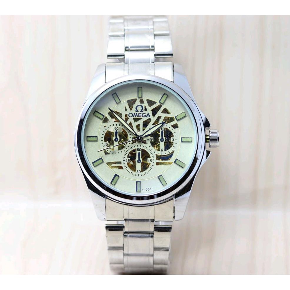 HOT Jam tangan Rolex transparan Automatic white