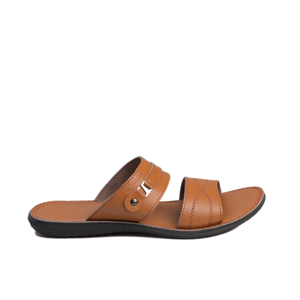 Sandal Asli Full Kulit Pria  - Sendal Terlaris Barlin Original - MS06