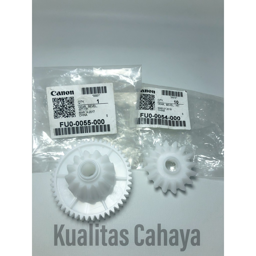 Gear Bevel Mesin Fotokopi Canon IRA 6075/6275 FU0-0055-000 dan FUO-0054-000 1 Set