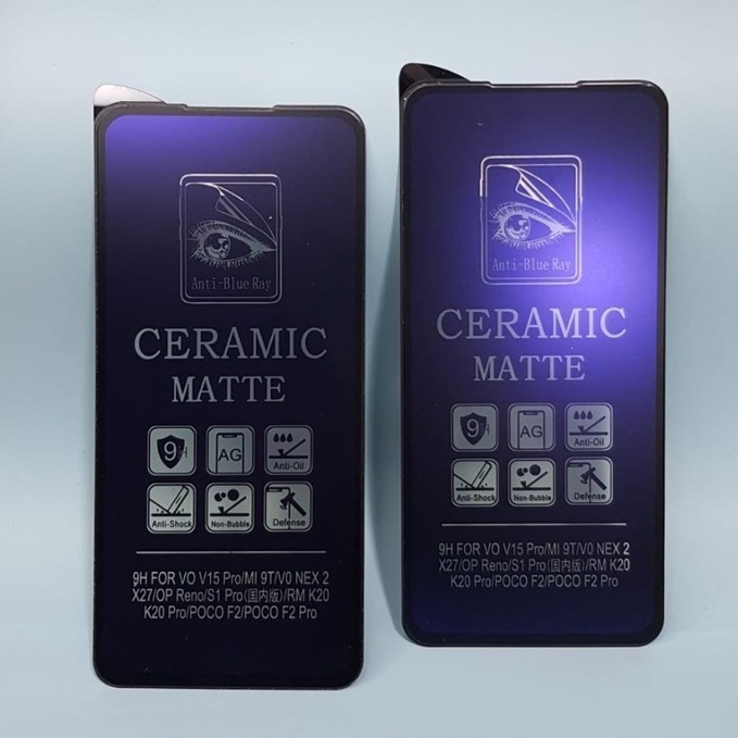 SCREEN PROTECTOR CERAMIC MATTE ANTI BLUE OPPO RENO 6.4 - FA