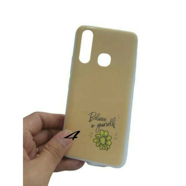 Case uv oil timbul macaron quotes Vivo Y19