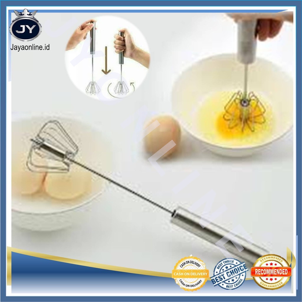 JY SS02 BETTER BEATER / HAND MIXER MANUAL / ALAT PENGOCOK TELUR MANUAL STAINLESS STEEL SERBAGUNA