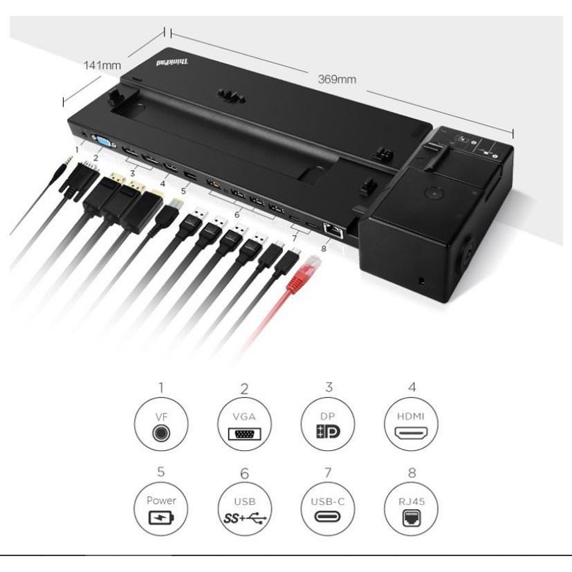 Profesional Lenovo ThinkPad Ultra Docking Station 40AJ0135 Original