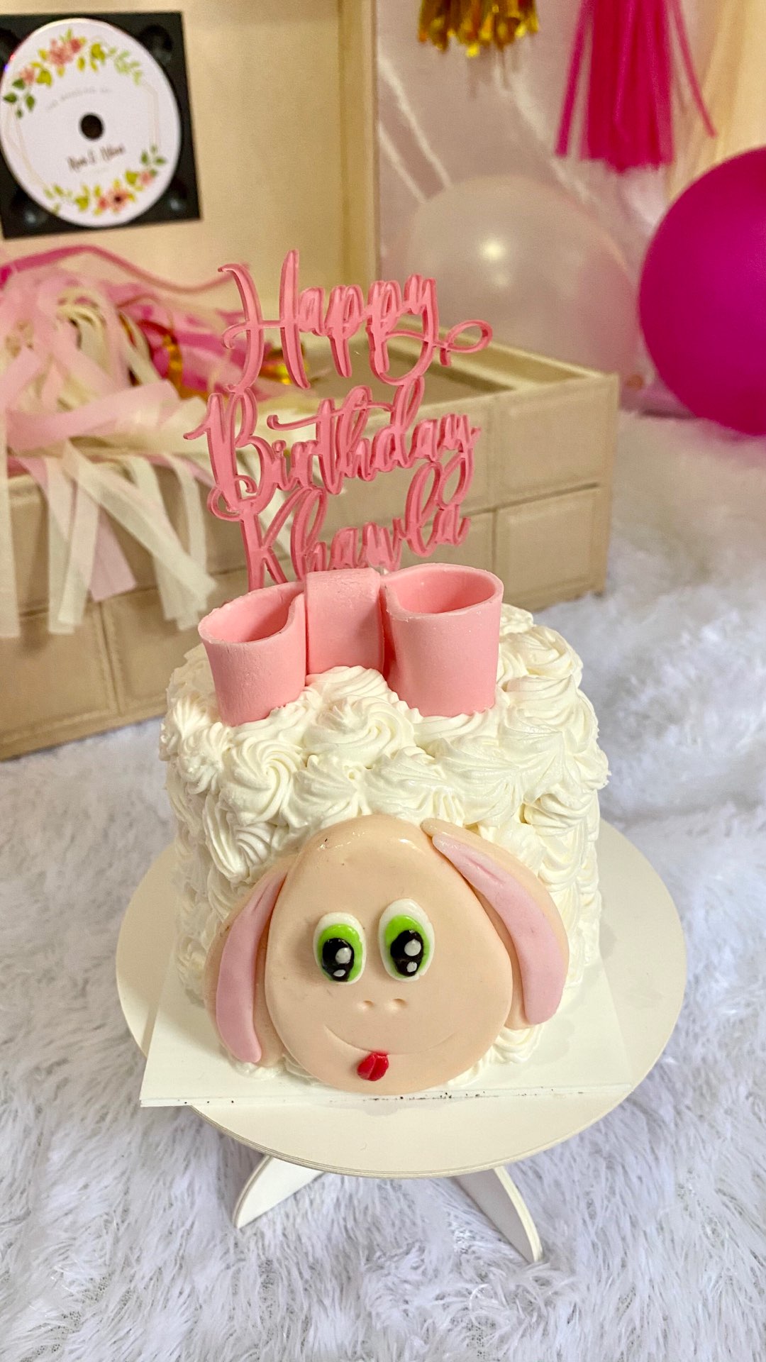 3 Pcs Cupcakes Stand Ivory 350gr