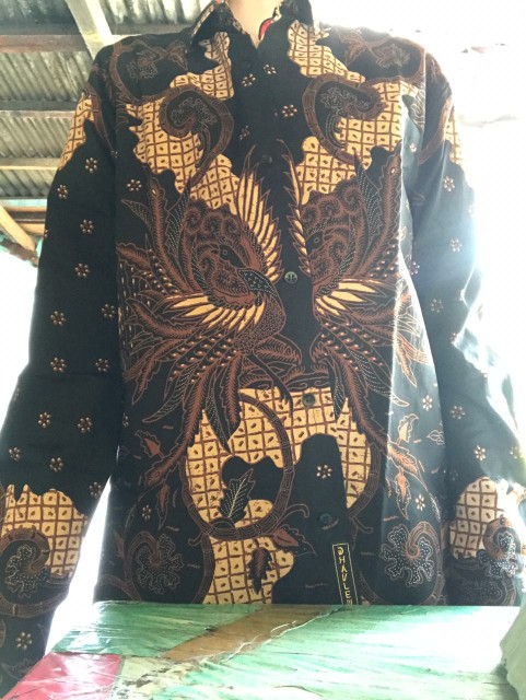 Kemeja Batik Pria Slimfit Premium Lengan Panjang Batiknya Julio Ht 44