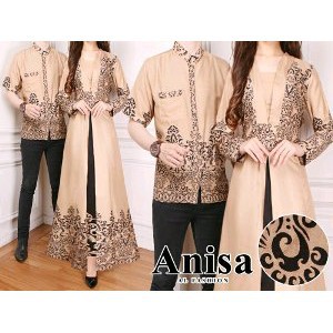 atk Cp Azalea couple mama papa pasangan kembaran samaan batik etnik songket gaun pesta lebaran sim