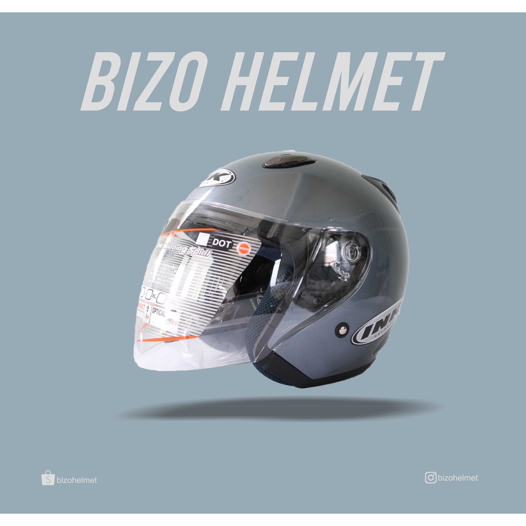 Helm INK original centro-ALL GREY