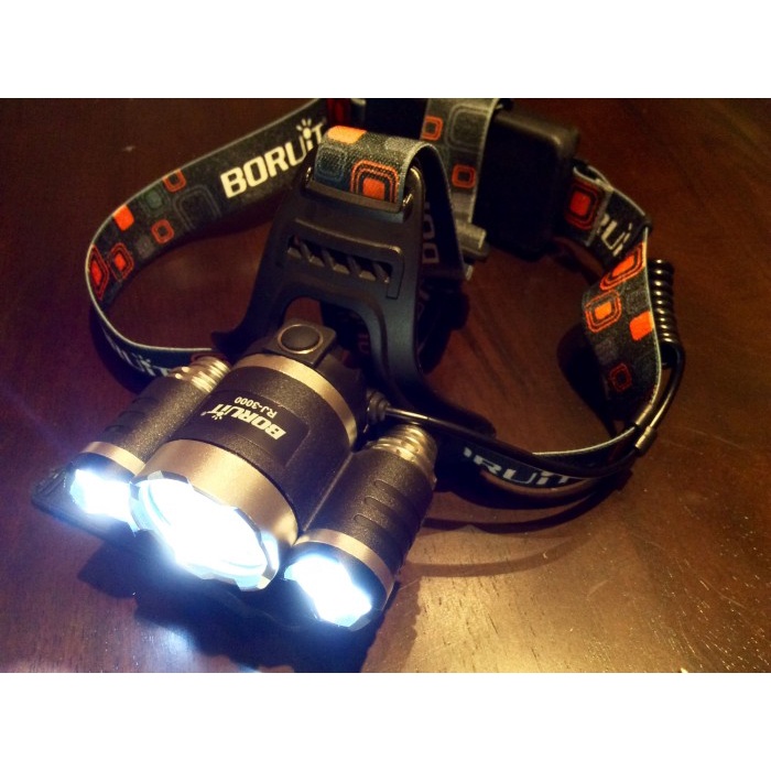 Lampu Kepala T6 High Power Headlamp Cree XM-L T6 5000 Lumens