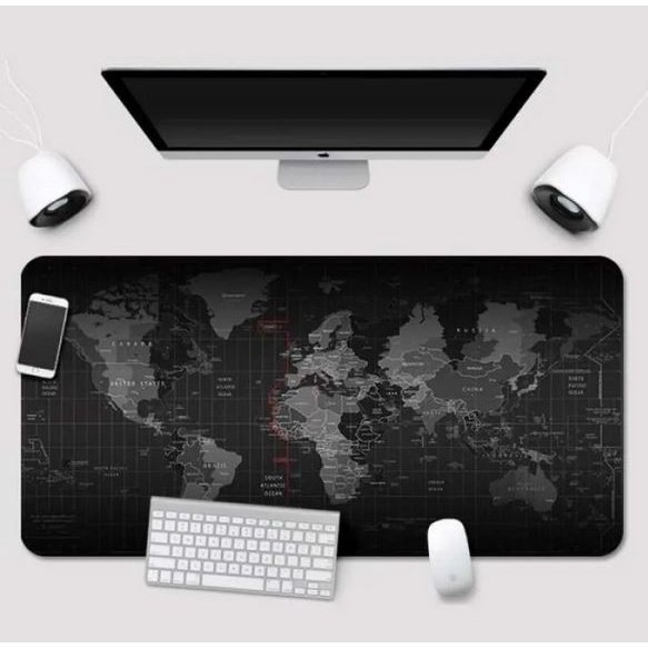 PROMO MOUSE PAD GAMING PANJANG PETA MURAH