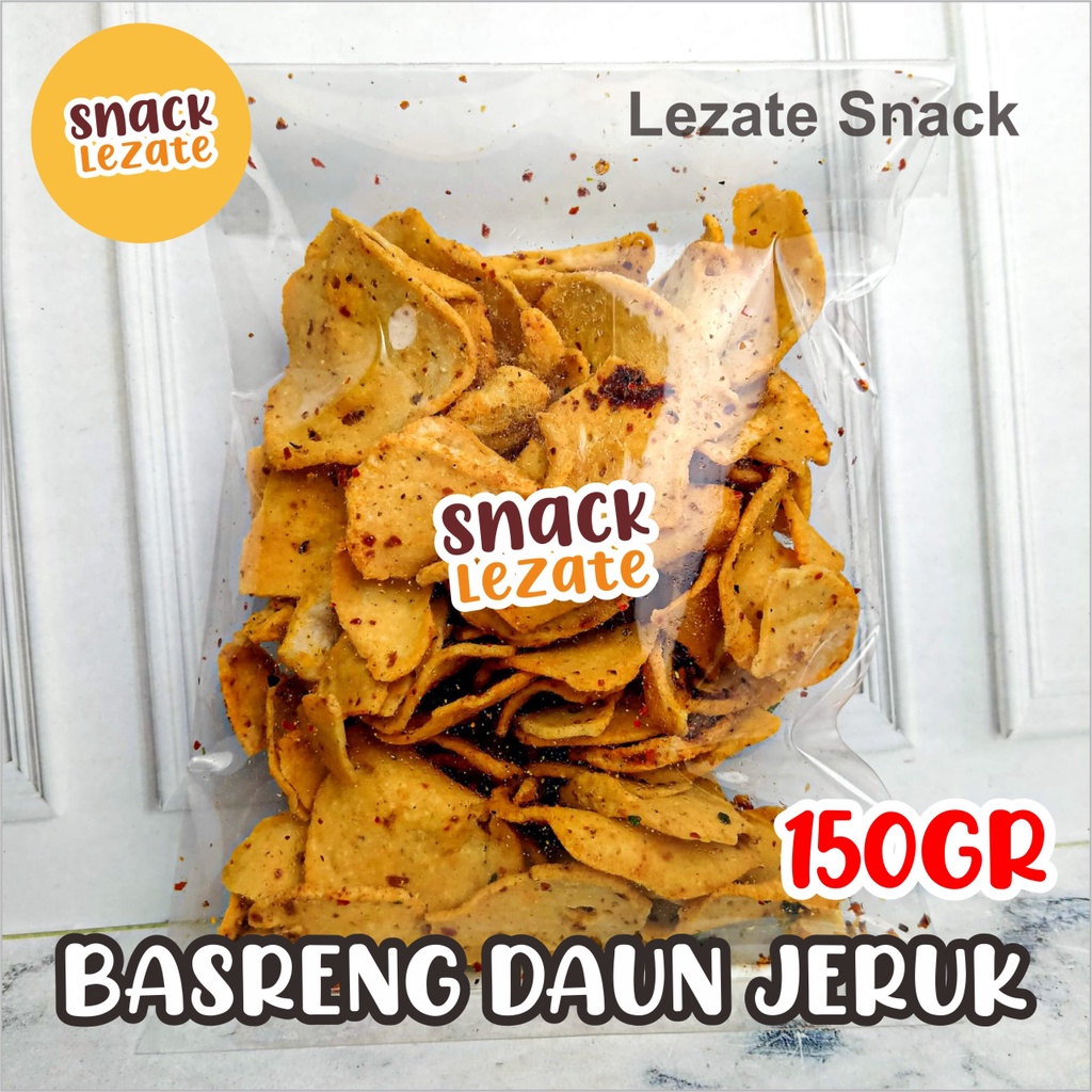 

Sedap Snack - Basreng Pedes Daun jeruk 150gr Pedas Murah / Basreng Koin Daun Jeruk Basreng Kiloan Pedas Daun Jeruk