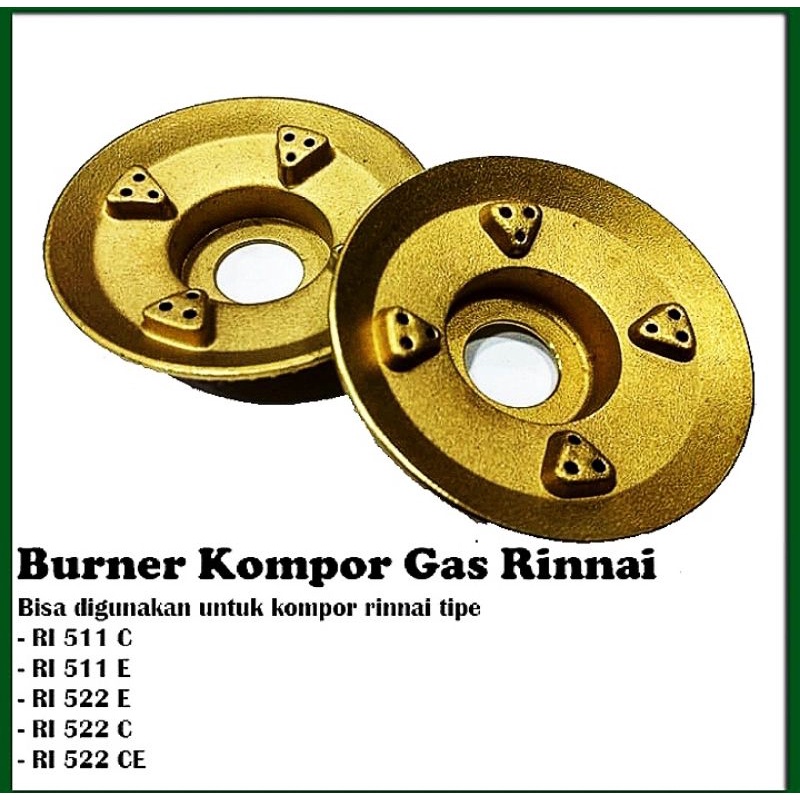 Burner Kuningan Kompor Gas 1 pcs