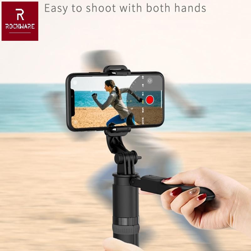 ROCKWARE RW-L05 - Tripod Tongsis Selfie Stick Hand-held Stabilizer