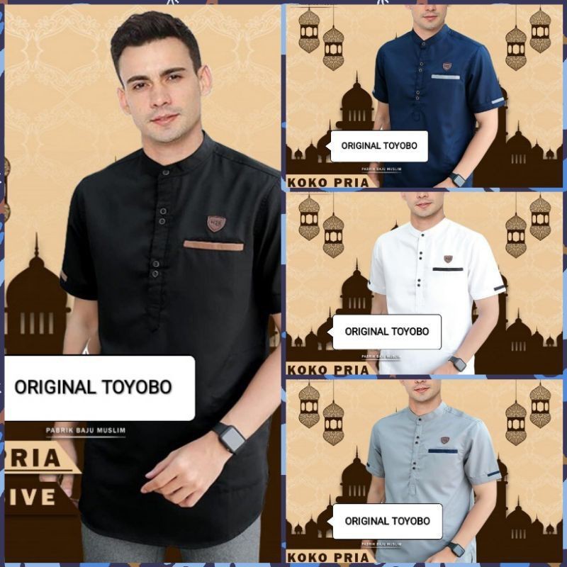 KOKO KURTA LENGAN PENDEK TERBARU TERLARIS BAHAN TOYOBO